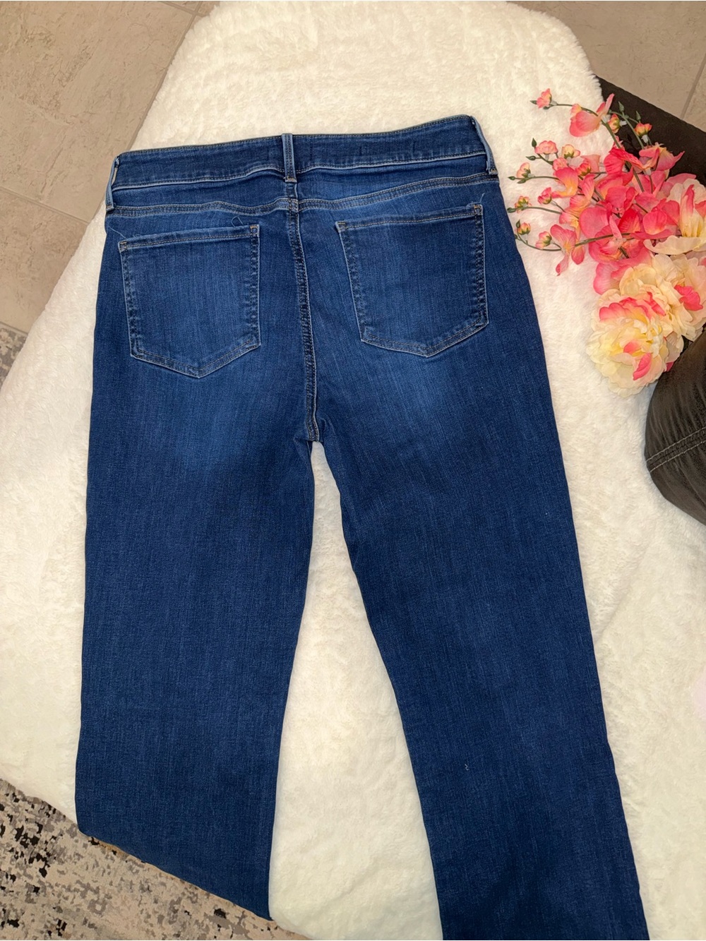 2 x 20$ NYDJ Dark Blue Straight-Leg Jeans Size 8 - Picture 10 of 10